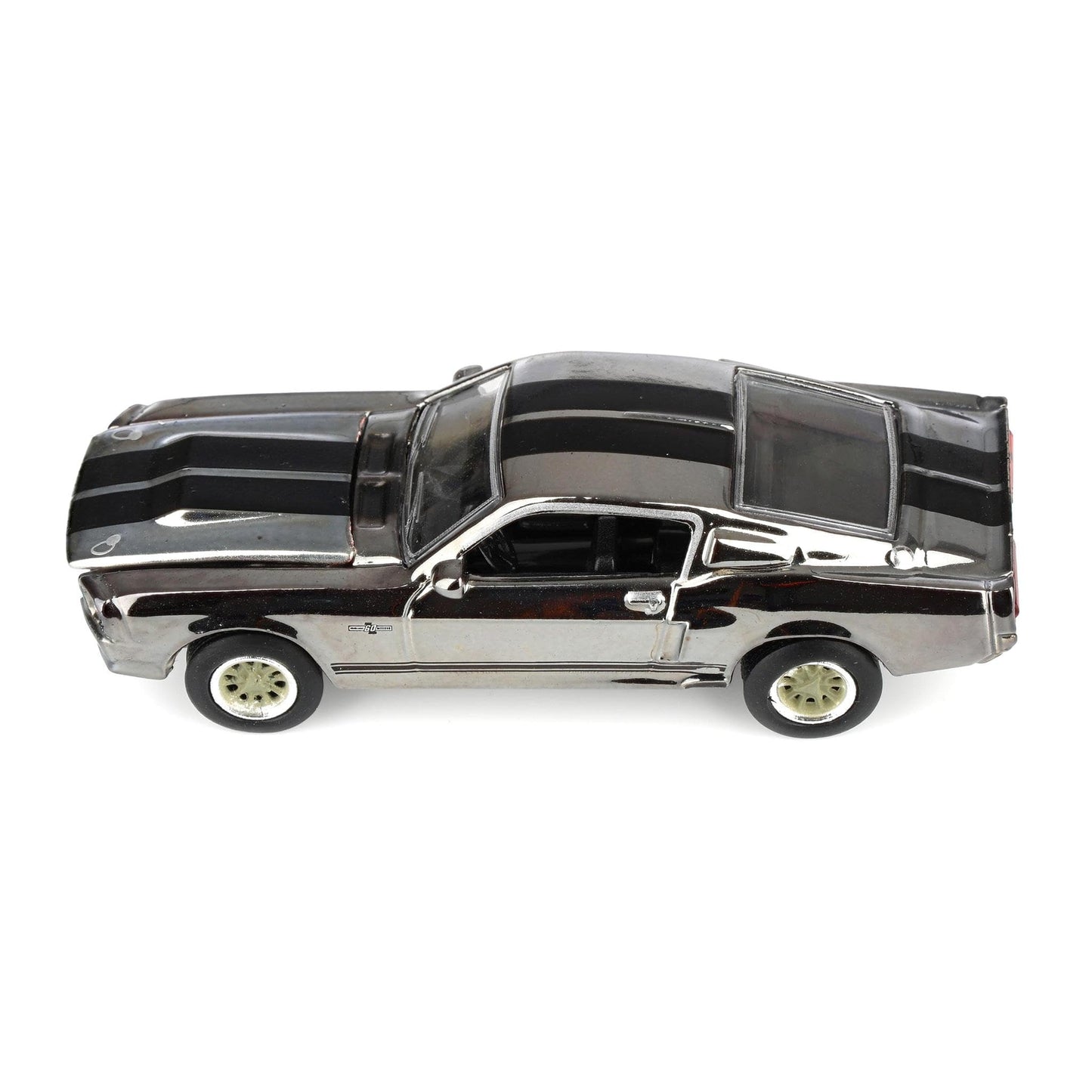 Greenlight, 1/64 1967 Ford Mustang Eleanor, Silver Chrome Edition, Gone in Sixty Seconds (2000), Hobby Exclusive, GLT30558