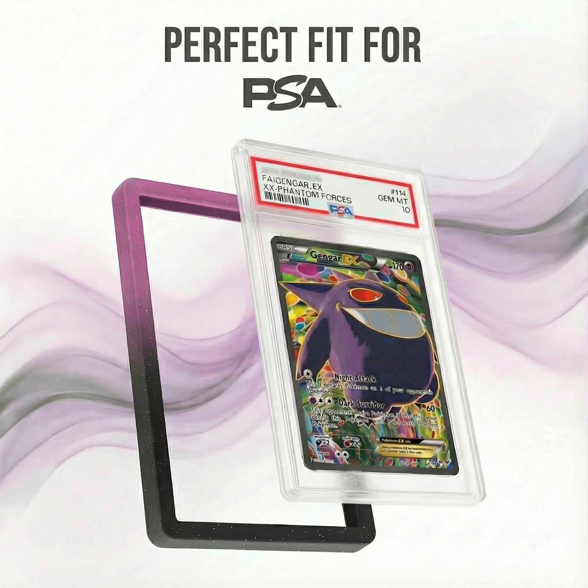 X PRO PSA Slab Protector - 12 Pack - Elemental Gradient Colors Included - Durable TPU Bumper Guards - Stackable PSA Slab Guards & Secure Graded Card