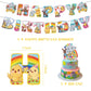 Toddler Music Birthday Party Decoration, Include Happy Birthday Banner, Cake Topper, Latex Balloons, for Canticos Theme Toddler Kids Party