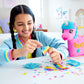 Polly Pocket Unicorn Partilandia Pinata Pencil Case with 2 Mini Dolls & 25 Party Themed Accessories, Toy +4 Years (HYD96)