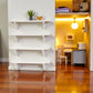 2Pcs White Dollhouse Wall Shelf, 1:12 Scale Miniature Storage Shelf for Kitchen Scene Decor Accessories