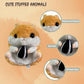 Arkdorz Cute Hamster Plush Toy,15.7inch Hamster Stuffed Animal Plush Pillow,Soft Stuffed Toy Birthday for Kids Boys Girls (Brown)