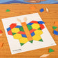 LEARNING ADVANTAGE Pattern Block Activity Cards, Set of 20
