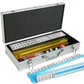NEW! - American Mahjong Set - 166 White Tiles (All-in-One Rack/Pushers), Silver Aluminum Case - Large Classic Mah Jongg Game Set