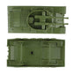 BMC Classic Payton Anti-Aircraft Tanks - 4pc OD Green Plastic Army Men Vehicles