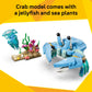 LEGO Creator 3 in 1 Sea Animals: Beautiful Dolphins Building Toy for Girls, Boys, & Kids, Ages 8+ - Gift for Birthdays - Build a Dolphin, Seahorse, or