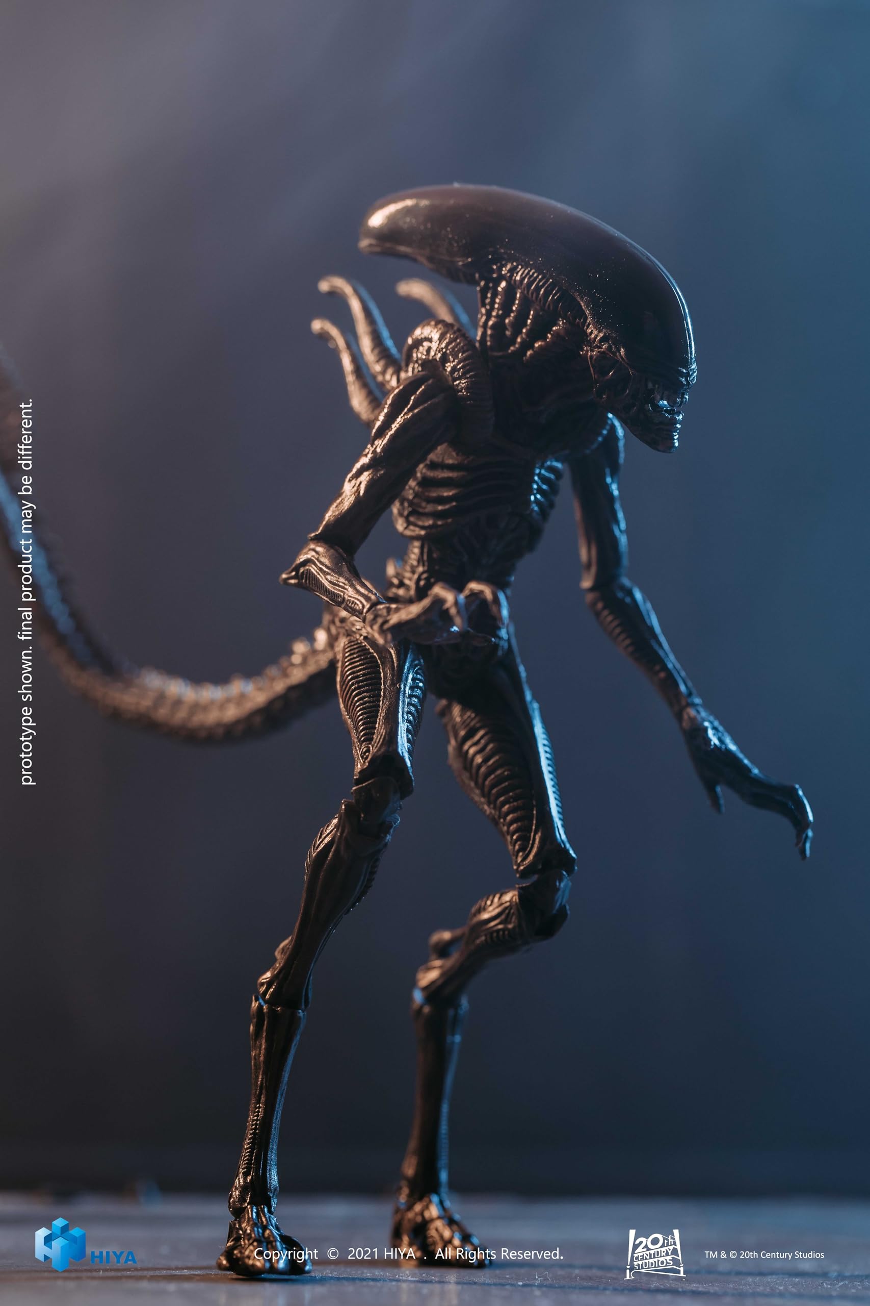 Hiya Toys Exquisite Mini Series 1/18 Scale 5 Inch Alien RESSURECTION Lead Alien Warrior Action Figure