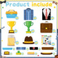 HABDJILTY 24 Set Father's Day Craft for Kids,Make Your Own Father's Gifts DIY 3D Best Dad Craft Kit for Fathers Day Handmade Crafts for Classroom