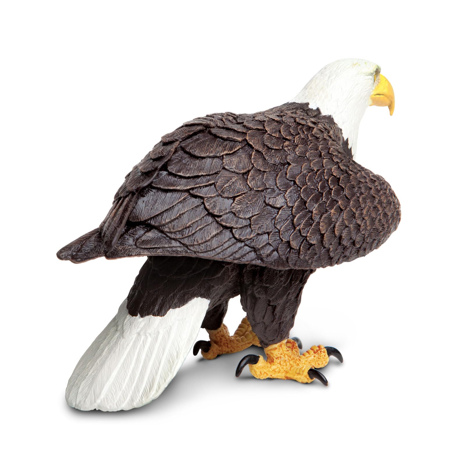 Safari Ltd. Bald Eagle Figurine - Detailed 7" Plastic Model Figure - Fun Educational Play Toy for Boys, Girls & Kids Ages 18 months+