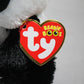 Ty Beanie Boo's-Plush Esme The Panda 15cm-TY36538, TY36538, White, Black, Pink, Small