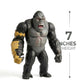 JAYKENIXO 4 Pack Giant Monster Action Figures 8 Inch - Large Creature Toys with Movable Joints, Detailed Collectible Figures for Kids Playset