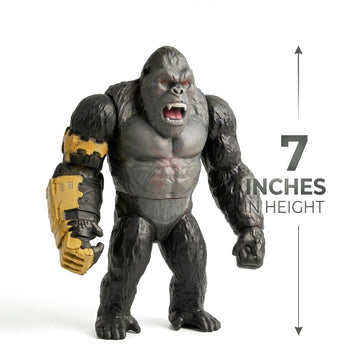 JAYKENIXO 4 Pack Giant Monster Action Figures 8 Inch - Large Creature Toys with Movable Joints, Detailed Collectible Figures for Kids Playset