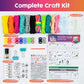 Glittery Garden Paracord Bracelet Making Kit with Charms. Art & Craft Gift