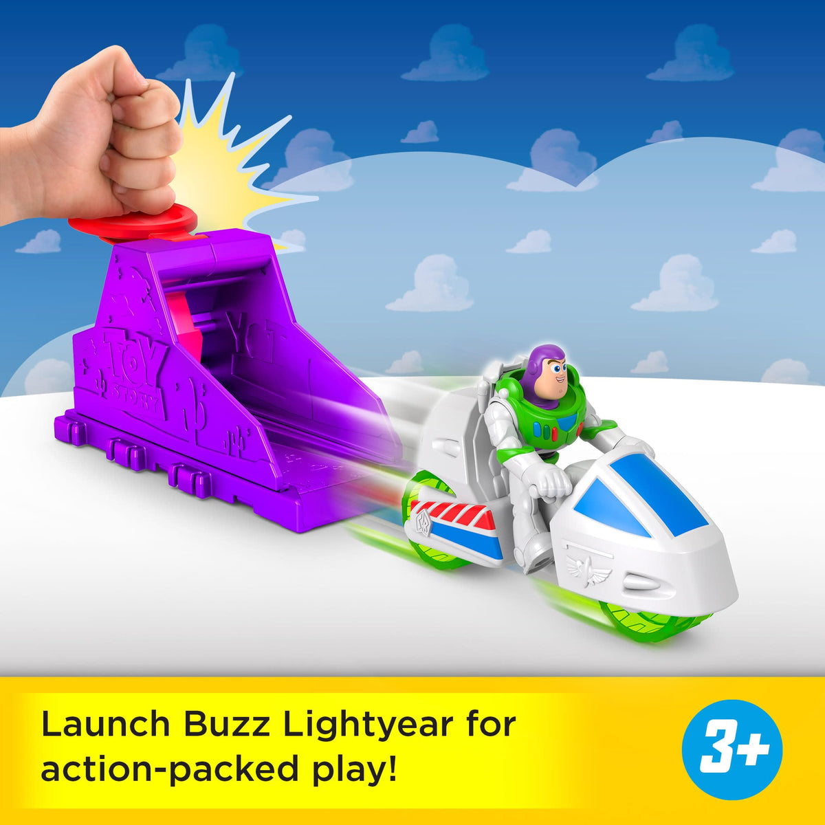 Fisher-Price Imaginext Toy Story Launcher with Buzz Lightyear & Vehicle