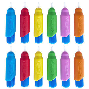 KangaToys Aqua Brushes 12 Pack Multi-Color Pack Reusable Water Paint Brushes for Kids Ages 3 and Up Paint with Water Kits Arts and Crafts