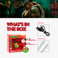 World Tech Toys Ninja Turtles Raphael Flying Toy - Motion Sensing Flying Ball with USB Charging - TMNT Licensed - Indoor/Outdoor Drone for Kids Ages
