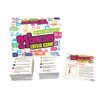21st Century Trivia Game - Party Game - Family Game - Travel Game - Fun and Easy to Play - 1200 Trivia Questions - for 2 or More Players - Ages 12+