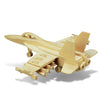 Puzzled 1239 F18 Hornet 3D Jigsaw Woodcraft Kit Puzzle, One Size, Tan (Pack of 47)