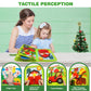 Busy Book for Toddlers, Montessori Toys Busy Board for Toddlers, Birthday Gifts for Boys & Girls, Quiet Activity Book with Life Skills, Cognition