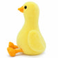 PHHKK 10” Cute Yellow Duck Plush Toy, Soft Stuffed Duckling, Huggable Plush Animal for Boys & Girls, Birthday