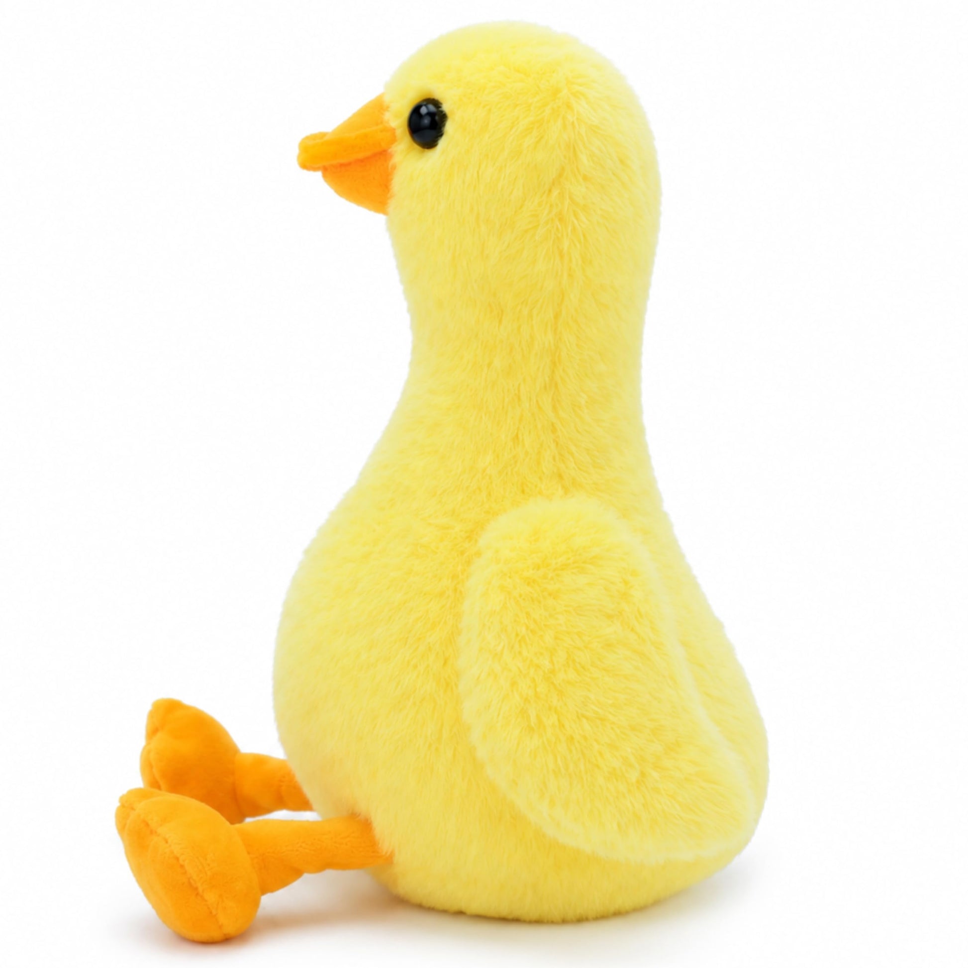 PHHKK 10” Cute Yellow Duck Plush Toy, Soft Stuffed Duckling, Huggable Plush Animal for Boys & Girls, Birthday