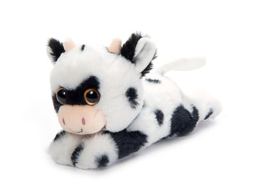 The Petting Zoo Cow Stuffed Animal Plushie Slap Bracelet, Gifts for Kids, Slapstix Wildlife Animals, Cow Plush Toy, 10 inches