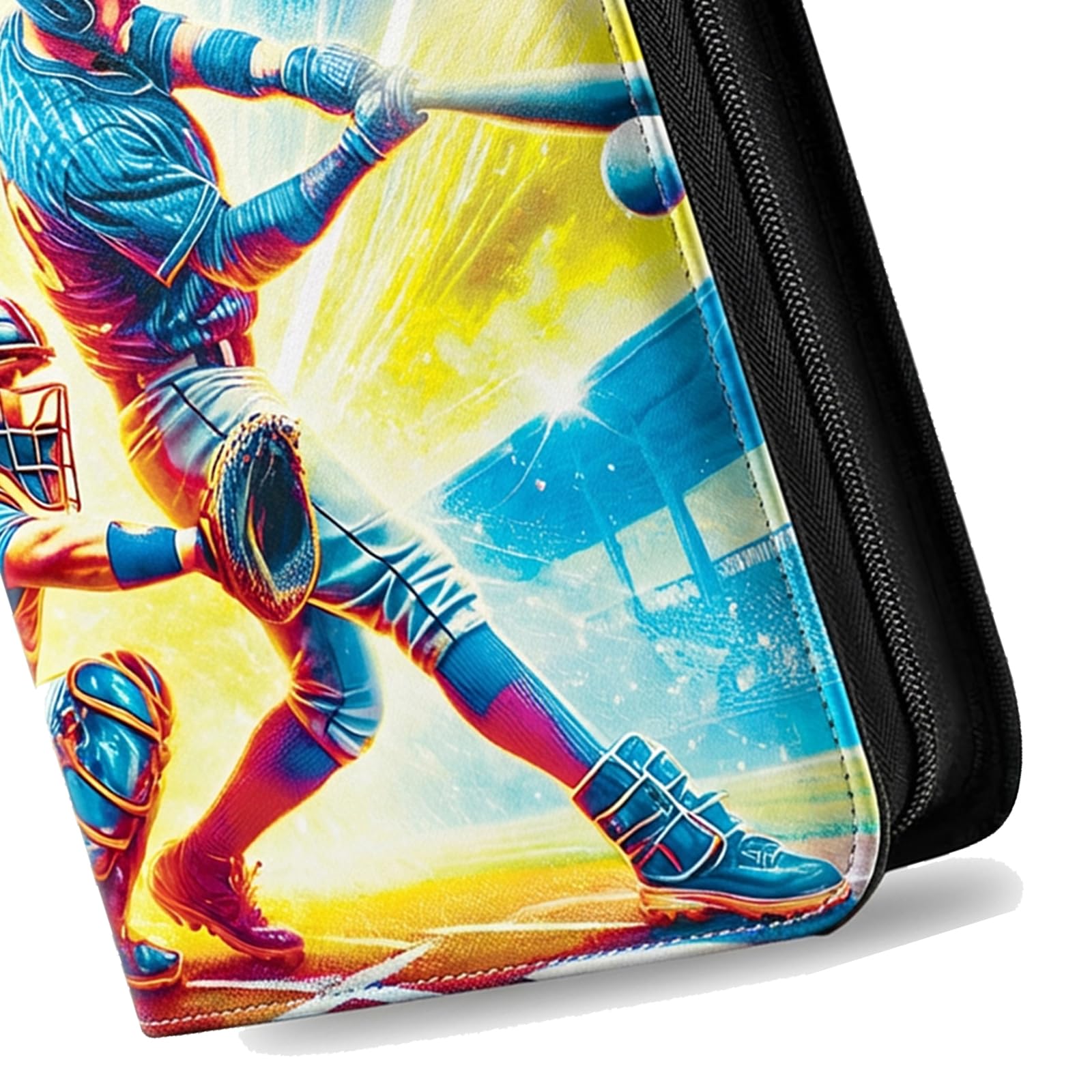 Zipper Cards Binder for 900-Pocket Baseball Trading Cards, Premium Collectible Cards Book Album With Removable Sleeves for MTG, TCG & Sports Cards