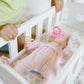 Melissa & Doug Wooden Play Cradle for Dolls - Baby Doll Crib and Baby Doll Bed with Mattress, Doll Accessories for Pretend Play and Stuffed Animals,