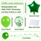 Recosis Green Birthday Decorations, Party Decorations Happy Birthday Decorations with Banner for Women Boys Girls Dinosaur Safari Party Decorations