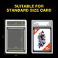 12ct Graded Card Slab - Card Case Holder for TCG, UV Resistant Acrylic Hard Sleeves with Label Position, for Standard Baseball Sport Game Collector