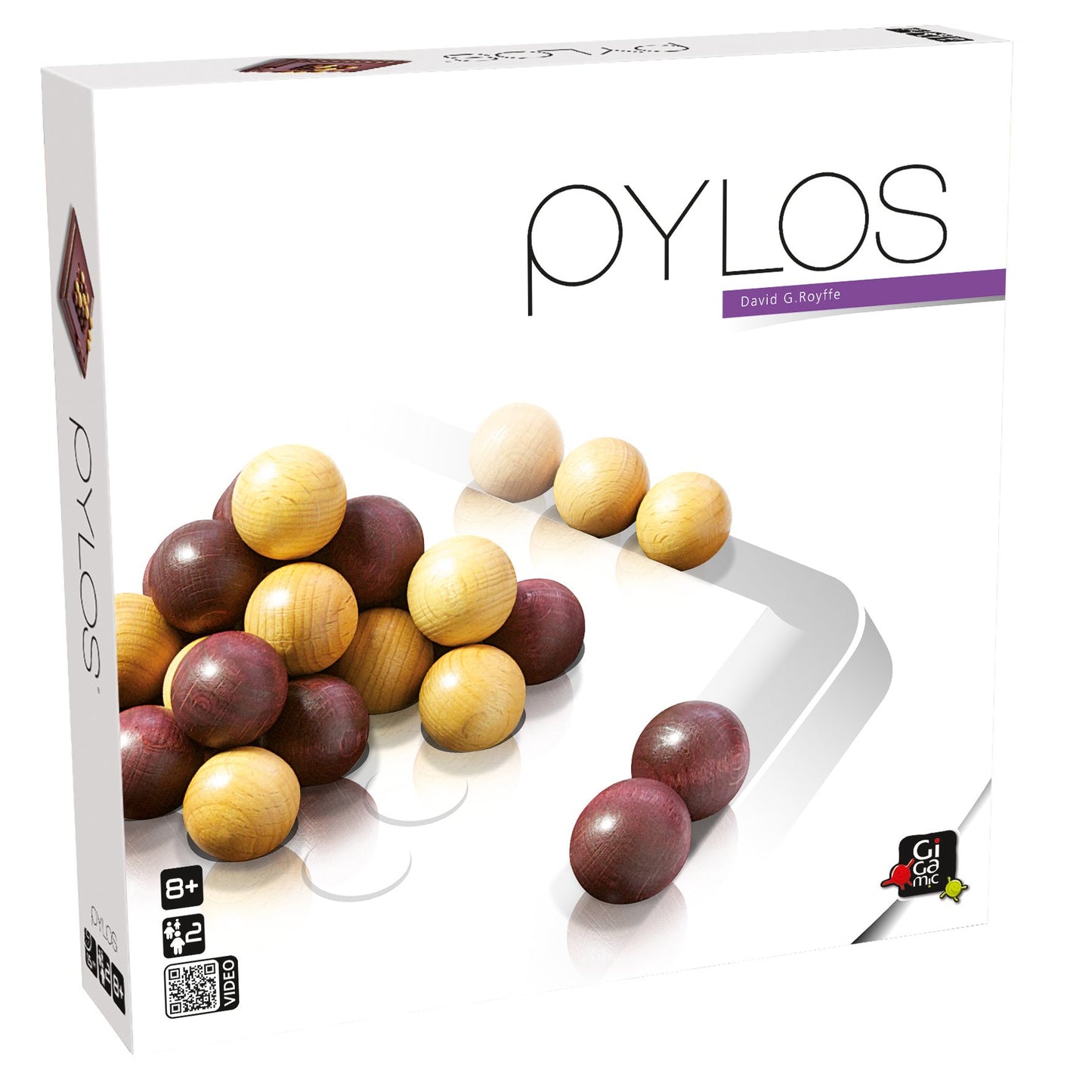Pylos | Wooden Abstract Strategy Board Game for Kids and Adults | Compete to Stack The Final Ball on The 3D Puzzle Pyramid | Award-Winning Family Game