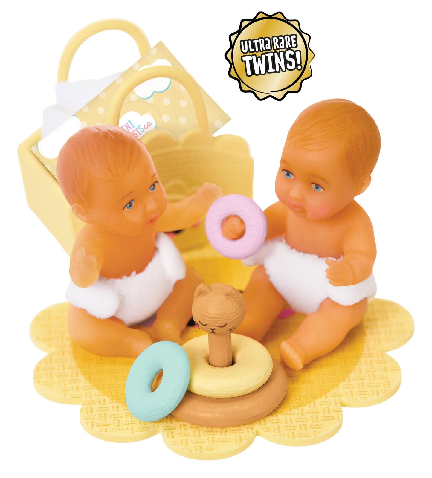 MGA's Miniverse Make It Mini Real Baby Nurture - Blind Packaging, Baby Care Themed Mini Collectibles, 8 Styles Including Rare Twins, Collectors, 8+