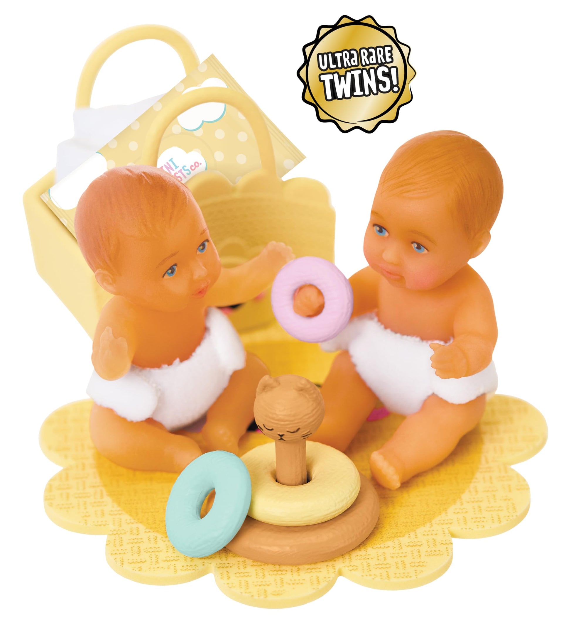 MGA's Miniverse Make It Mini Real Baby Nurture - Blind Packaging, Baby Care Themed Mini Collectibles, 8 Styles Including Rare Twins, Collectors, 8+