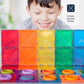 CONNETIX Magnetic Tiles Rainbow Mini Pack, 24 Pieces