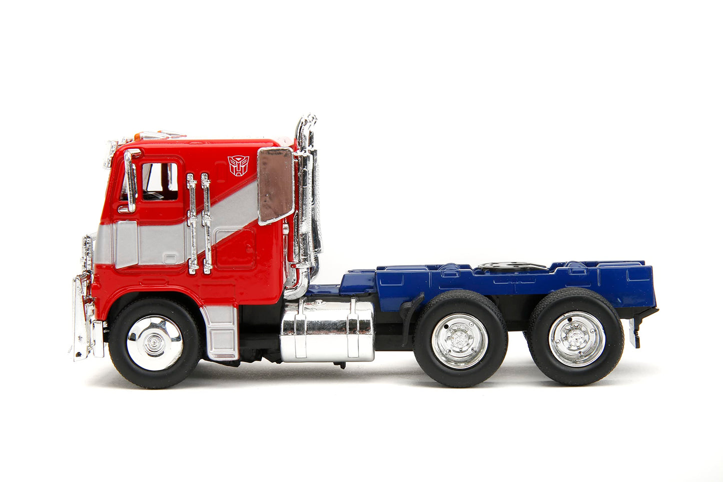 Jada Transformers Rise of The Beast 1:32 Optimus Prime w/Robot On Chassis Die-Cast Car, Toys for Kids and Adults