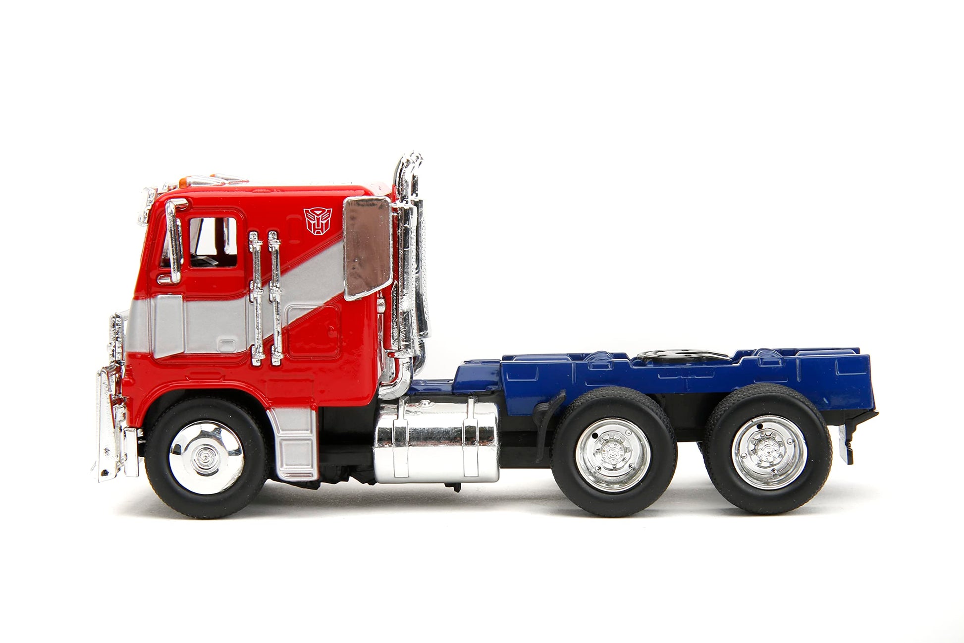 Jada Transformers Rise of The Beast 1:32 Optimus Prime w/Robot On Chassis Die-Cast Car, Toys for Kids and Adults