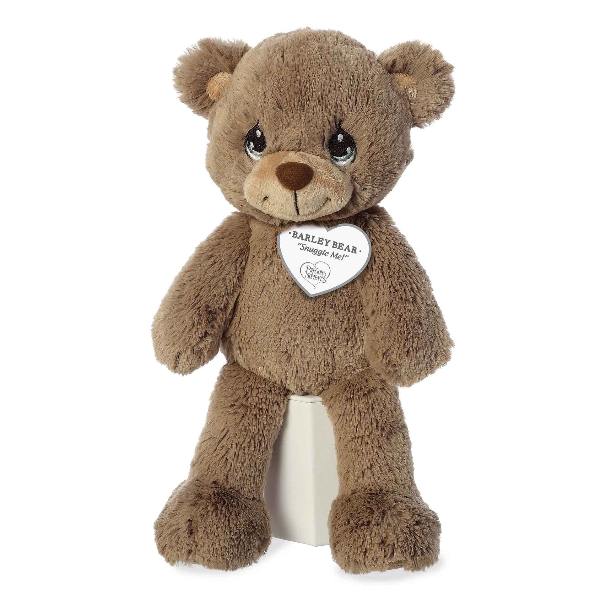 Aurora® Adorable Precious Moments™ Barley Bear Stuffed Animal - Heartwarming Toy for Comforting Children - for Sentimental Gifts, Birthdays,