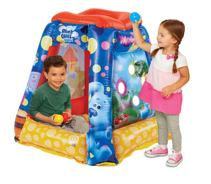 Blues Clues Blue's Clues & You! Ball Pit 20 Balls - Toddler Jungle Gym Playhouse Inflatable for Boys Girls Kids [Balls Included]