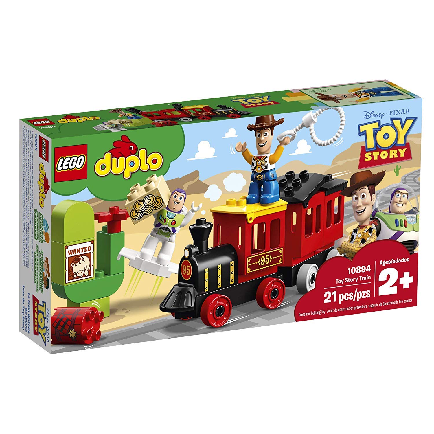 LEGO DUPLO l Disney•Pixar Toy Story Train 10894 Building Bricks (21 Piece)