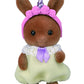 Calico Critters - Baby Fun Hair Series Blind Bag - Mystery Collectible Figure for Kids, Surprise Mini Animal Toy - Contains One Figure per Bag, Ages