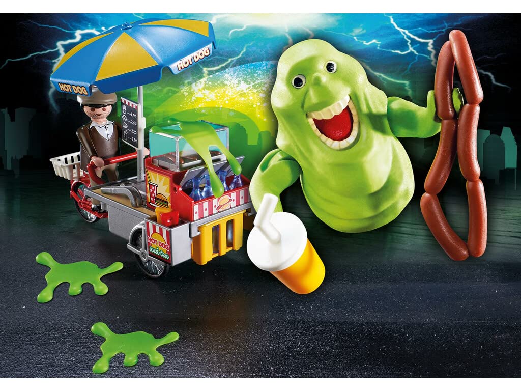 Playmobil Ghostbusters Slimer with Hot Dog Stand