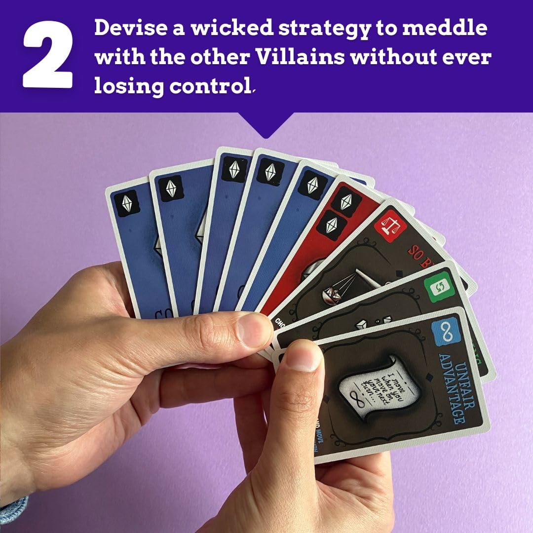 Selfish: Disney Villains | The Card Game Where Only The Ruthless Survive |Play as Your Favorite Disney Villain| Make it to The End First to Win |Ages