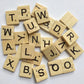 Sunnyglade 1000PCS Wood Letter Tiles/Wooden Scrabble Tiles A-Z Capital Letters for Crafts, Pendants, Spelling (1000PCS)
