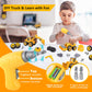 Trovogil Take Apart Construction Truck Excavator Toys for Kids Ages 3-8, STEM Learning Building Toys with Electric Drill & Puzzle Play, Educational