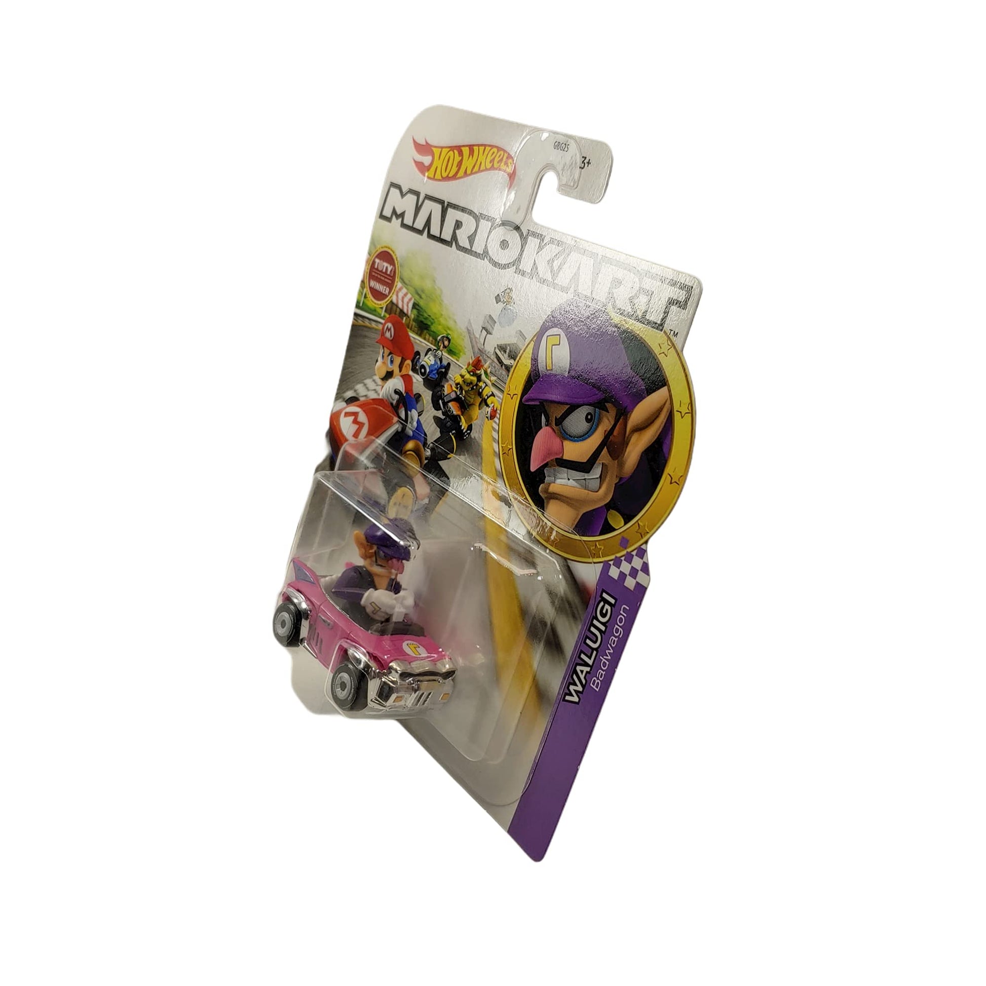 DieCast Hotwheels Mario Kart Waluigi Badwagon - Toty Winner 2021,Multicolor