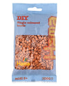 Hama Perlen 207-21 Iron-On Beads Bag with Approx. 1,000 Midi Craft Beads with Diameter 5 mm in Light Brown, Creative Craft Fun for Young and Old