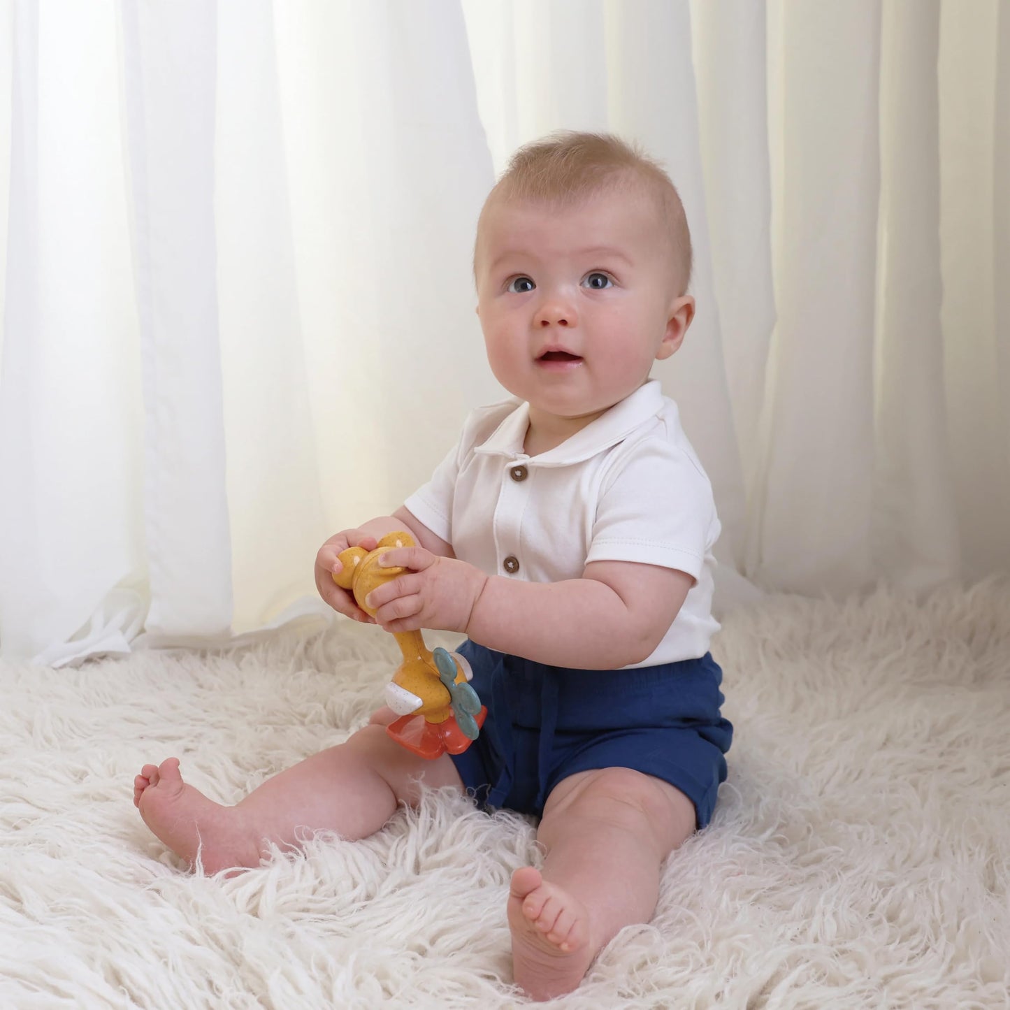 Tolo Crazy Eyed Bird | Interactive Toy for Babies 3+ Months Teething Relief