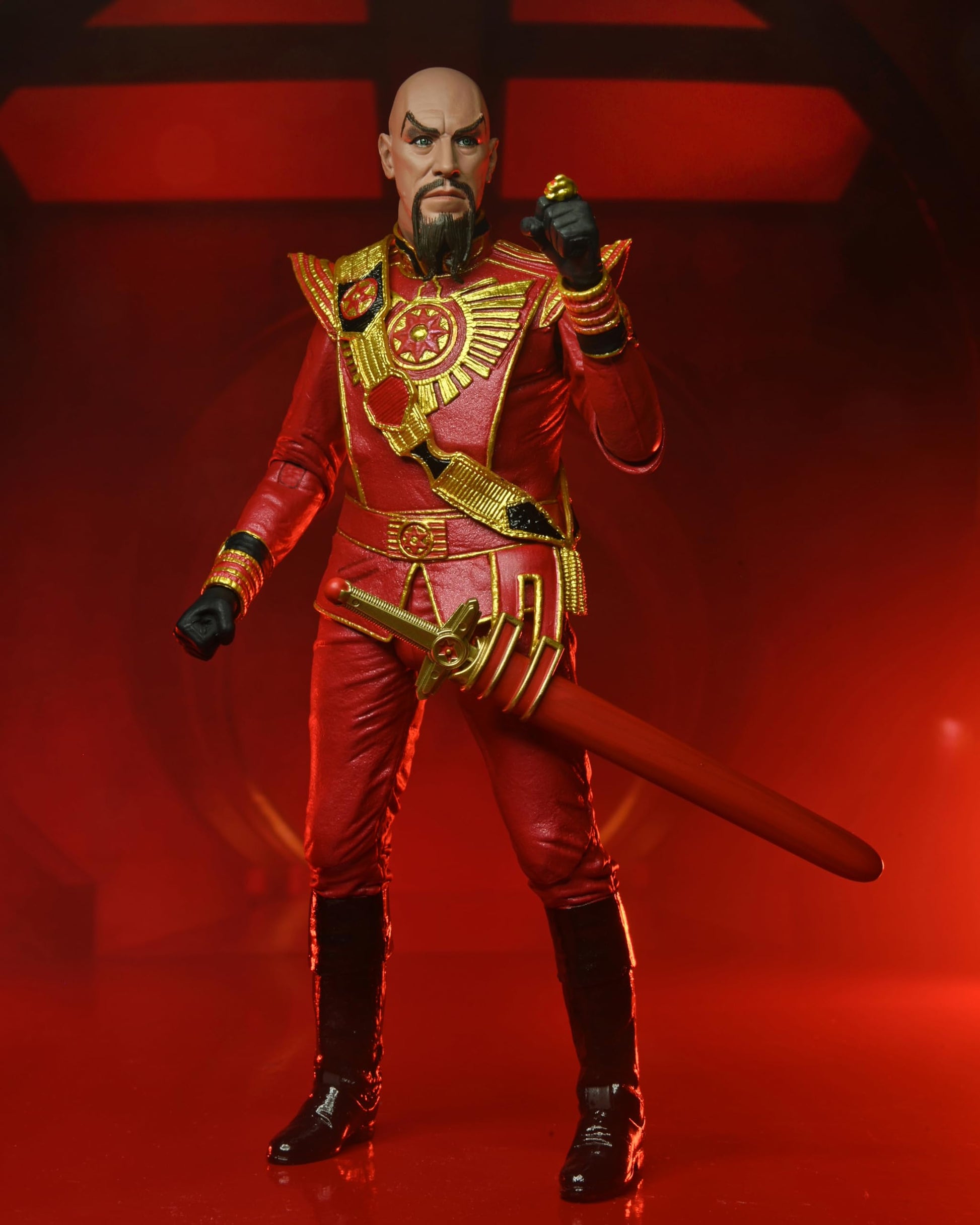 NECA - King Features Flash Gordon - Ming Red Military 7In Ultimate Action Figure