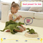 Wilomis 21'' Mommy Dinosaur Stuffed With Baby Egg Plush Toys, Plushies for Kids Christmas Birthday Gift (Spinosaurus Family)