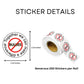250 No Bullies Stickers - Make A Difference Anti-Bullying Awareness for Schools, Events, and Campaigns - Bold Design for Positive Impact - 1 Roll/250